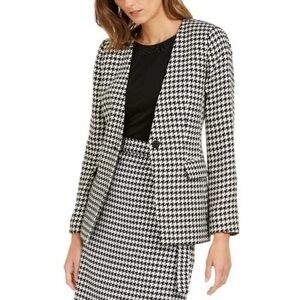 Calvin Klein Women's Houndstooth Blazer